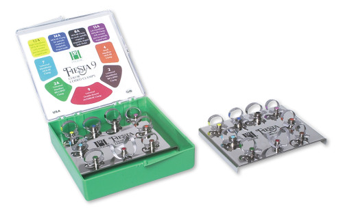 Coltene HySolate FIESTA 9W Color Coded Wingless Clamp Pak