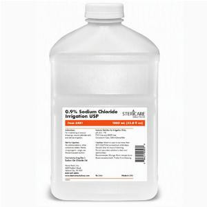 Sterile Saline NaCl 0.9% 1000ml Bottle