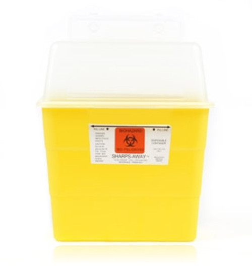 Sharps Container Always Open Lid 11L Yellow