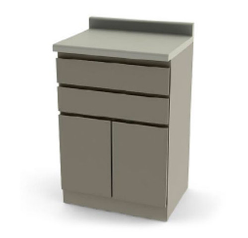 UMF Modular 24” Base Cabinet with Two Drawers and Two Doors