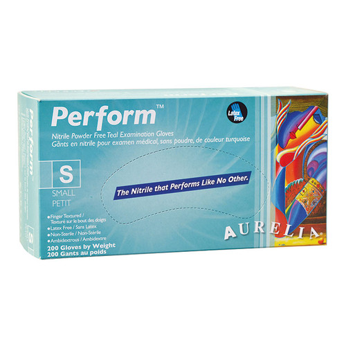 Aurelia Perform Nitrile Teal Powder Free