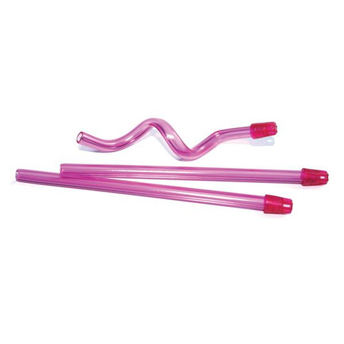 Medicom SafeBasics Saliva Ejector Clear Pink with Pink Tip 105/bag