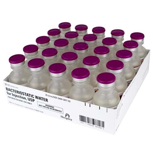 Bacteriostatic Sterile Water For Injection 30ml 25/tray