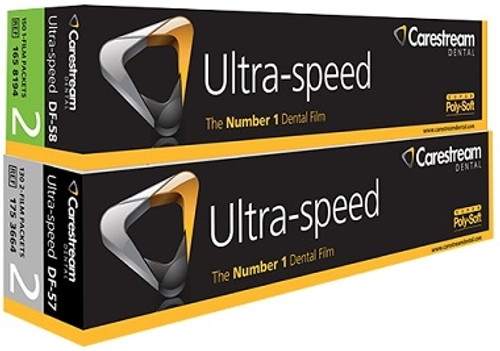 Kodak Carestream Ultra Speed Periapical Film Size #0 DF-54 100/box