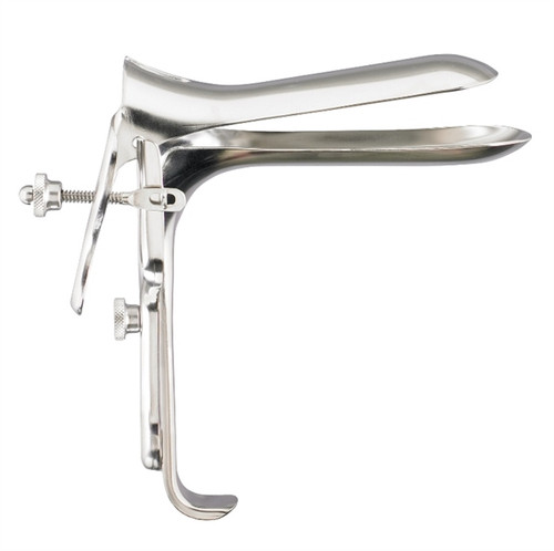 Miltex Graves Vaginal Speculum, Medium, 1-3/8" (35mm) x 4-1/4" (109mm), Stainless Steel