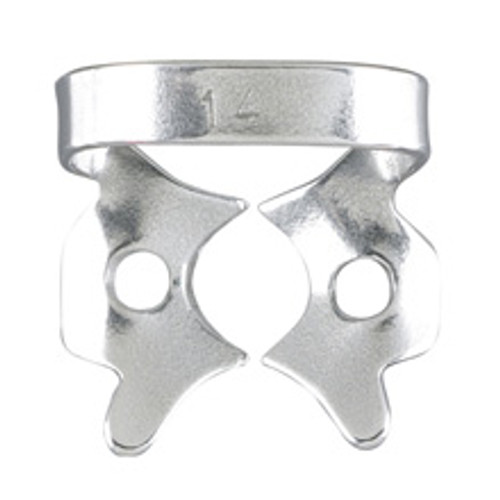 MILTEX Dental Dam Clamps 76d-14 are tooth specific and are sometimes used in pairs.