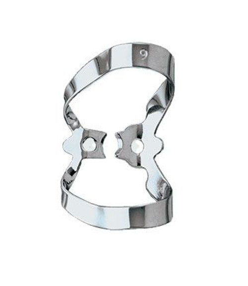 MILTEX Dental Dam Clamps 76d-9 are tooth specific and are sometimes used in pairs.