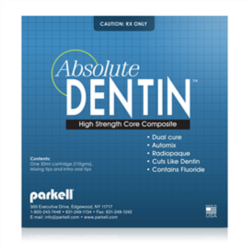 Parkell Absolute Dentin Core Composite 50ml kit Arctic White Shade