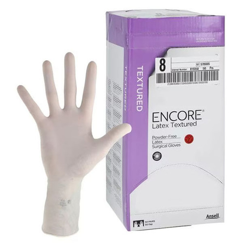 Ansell Encore STERILE Surgical Latex PF Sz 5.5 bx/50