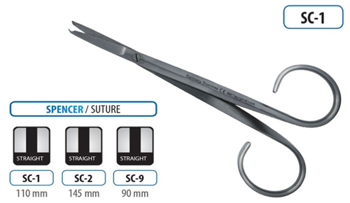 BMT Scissors Ligature Spencer 110mm