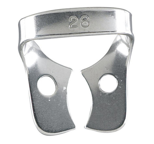 MILTEX Dental Dam Clamp 28 are tooth specific and are sometimes used in pairs. Pre molars