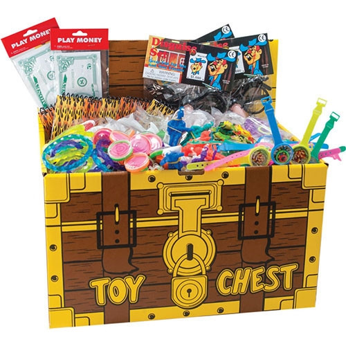 Deluxe Treasure Toy Chest 200 Assorted Toys