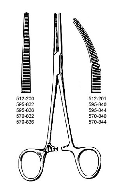 Crile Forceps, 5-1/2", Curved, AMG Floor Quality Stainless Steel