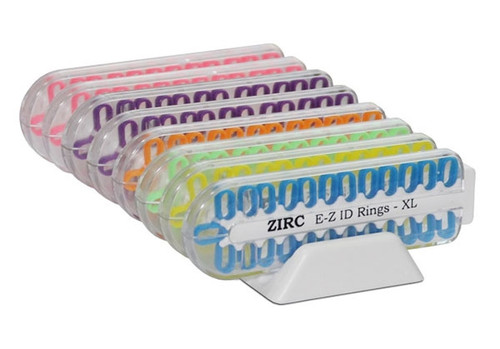 Zirc E-Z ID Ring System X-Large Vibrant 200/pkg