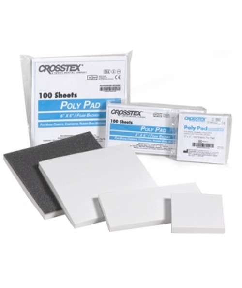 Crosstex Poly Coated Mixing Pads 6x6 100/pad