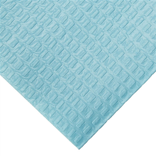 TIDI Ultimate Waffle Dental Bib 3ply Blue 500/case