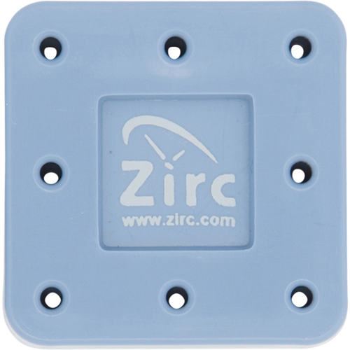 Zirc 8 Hole Magnetic Bur Blocks Blue