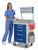 Detecto Rescue Series Anesthesiology Cart 6 Drawer with Accessories, Blue