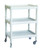 Solic Medical Utility Cart, PVC with 3 Shelves, each