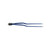 Bovie Bayonet 7 1/4", Fine, Smooth, Bipolar Forceps, Reusable, Non Sterile