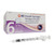 BD Ultra Fine Insulin Needle/Syringe Combo, 1/2 unit markings, 3/10cc, 31g x 6mm, 100/box