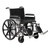 Bariatric Wheelchair Sentra Extra Heavy Duty 24" Seat w/Swing Away Footrests