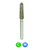 Crosstech Guide Pin 508/020 Diamond Burs , 5/package