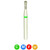 Crosstech Diamond Burs Inverted Cone, 807, 5/pkg