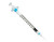 SOL-CARE 1ml TB Safety Syringe w/Fixed Needle 25G x 5/8, 100/box
