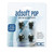 Adsoft POP Snap-On Silicone Eartips - 4 eartips per pack (2x Small, 2x Large), Black.  4/pkg