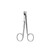 Hu-Friedy Crown & Gold Scissors, Curved 12 cm, Each