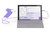 ndd Easy on-PC spirometer connected to laptop with EasyOne Connect software