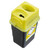 Vernacare Sharps Container Yellow Lid w/Clear Opening 1.0L, each