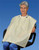 Crosstex Patient Barrier Apron Plastic Nylon Knee Length 27" x 44" Blue