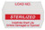 3M Comply Sterilization Load Label 1269R "Sterilized" Red 1125/roll