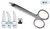 BMT Scissors Beebe Pointed and Sharp Curved 110mm