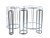 Metal Cage Applicator Set (3) Sizes 1, 2, & 3, For Use With Surgitube and SurgiGrip (GL219, GL220, GL221)