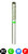 Crosstech Diamond Burs B1L, 837-016, Flat End Cylinder, Coarse, 5/pkg