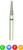 Crosstech Diamond Burs B6N, 856-198, Super Coarse, Round End Taper, 5/pkg