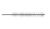Nylon Twisted Wire Brushes 12"/305mm Overall Length, 3"/76mm Brush Length, 0.197"/5mm Diameter, 3/pkg