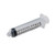 Monoject syringe 12cc Luer lock without needle 80/box