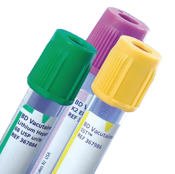 BD Vacutainer Multisample Blood Collection Needle 22g x 1" 100/box