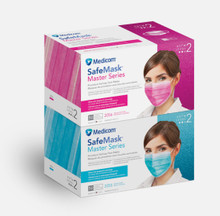 Medicom SafeMask Master Series Earloop Mask Level 2, 50/box