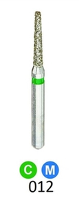 1Diamond Sterile Diamond Burs Round End Taper 850-012, 25/box