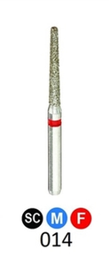 1Diamond Sterile Diamond Burs Round End Taper 850-014, 25/box