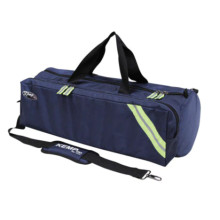 Clamshell EMS Carrying Case with Shoulder Strap for "D" or "Jumbo D" Cylinders (NAVY 25"x8.5"x11")