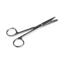 OR Scissor Sharp/Blunt 5.5" Straight Sterile, 25/cs
