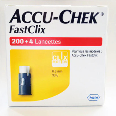 Accu-Chek FastClix 30G Lancets 100/box