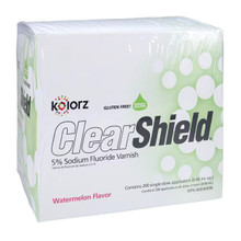 DMG Kolorz ClearShield 5% Sodium Fluoride Varnish,  200/pkg