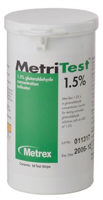MetriTest 1.5% Test Strips for MetriCide 14, 60strips/bottle